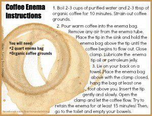 coffee enema instructions