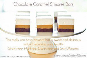 chocolate-caramel-smores bars
