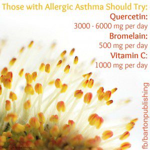 allergic asthma supplements quercetin bromelain vitamin c