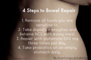 4 steps to bowel repair