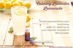 calming lavender lemonade