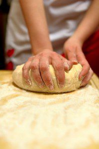 kneading dough dreamstime 8085742