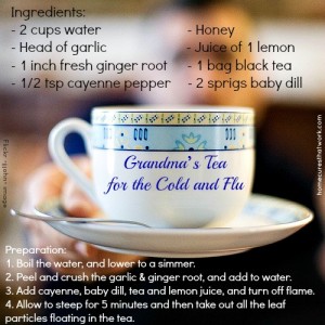 Tea for flu by Grandma Flickr ~jjjohn~