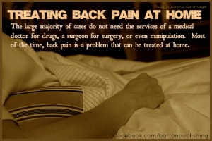 treat back pain at home