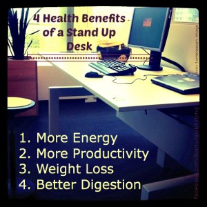 benefits of stand up desk