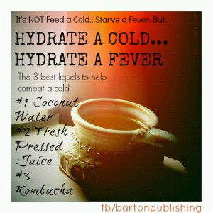 hydrate cold fever
