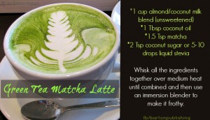 green tea matcha latte