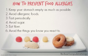 how to prevent food allergies