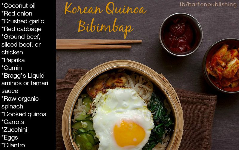 korean quinoa bibimbap 2