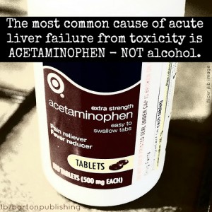 acetaminophin leads to liver failure
