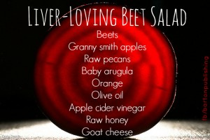 liver loving beet salad