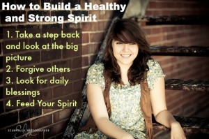 how to build a strong and healthy spirit