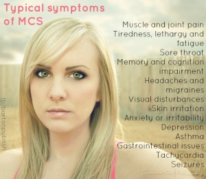 typical symptoms of MCS