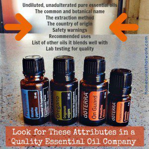 essential oil company qualities