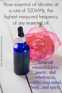 rose oil emanates love