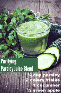 purifying parsley juice blend