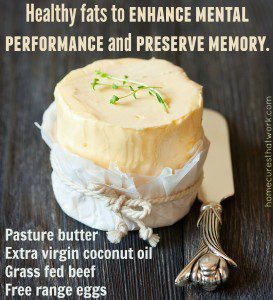 healthy fats to enhance mental performance and preserve memory