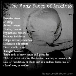 many faces of anxiety