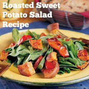 Roasted sweet potato salad