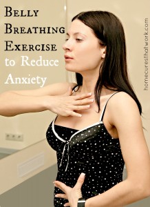 belly breathing exercise to reduce anxiety