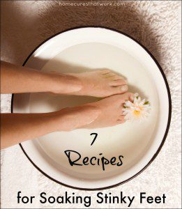 7 recipes for soaking stinky feet 