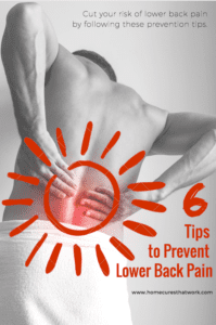 6 Tips to Prevent Lower Back Pain