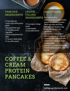 Coffee & Cream Protein Pancakes