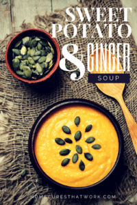 sweet potato and ginger soup for migraine-free meal