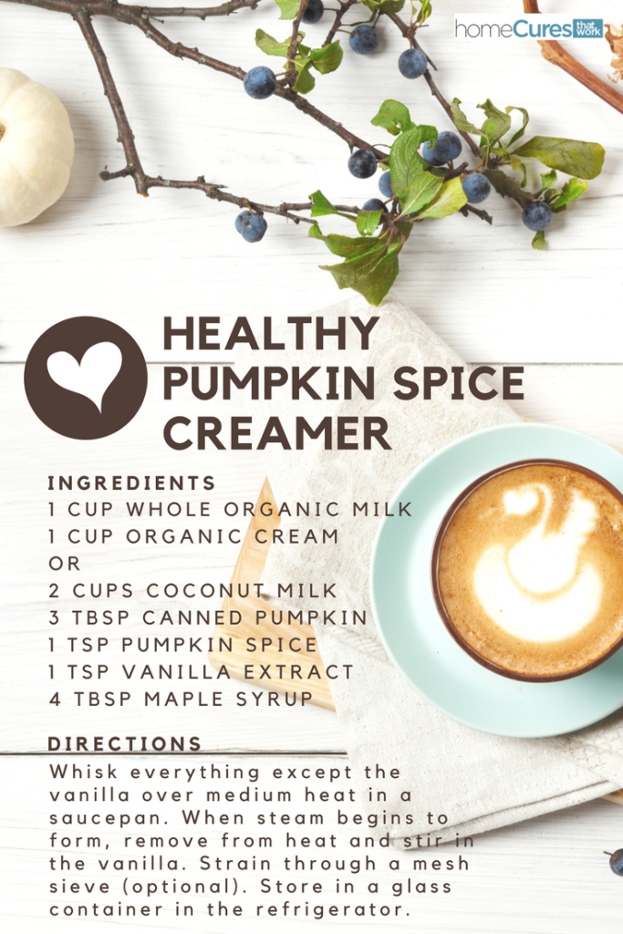 Healthy Pumpkin Spice Creamer
