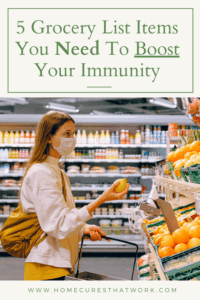 5 grocery list items to improve your immune health 