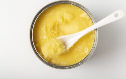 Bigstock top view of ghee butter in can 458516615